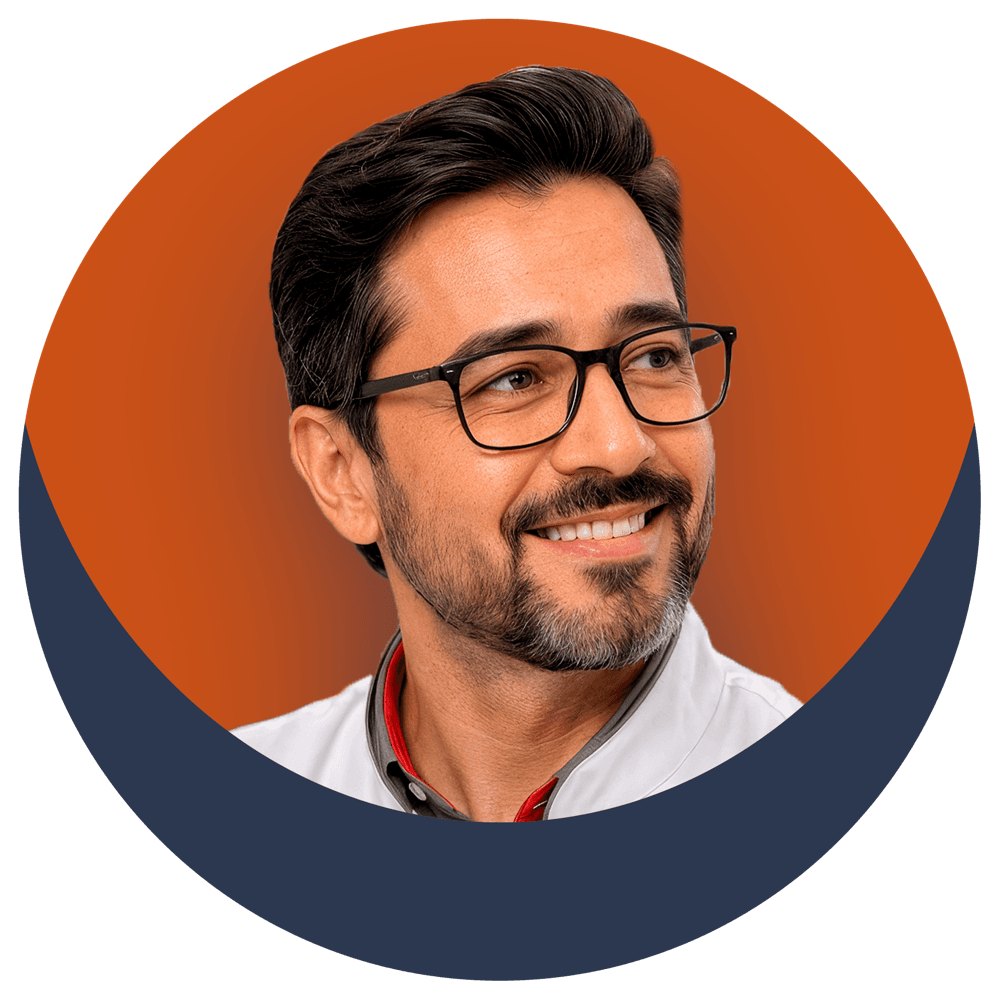 André Farma, apresentador virtual do Saúde Fala